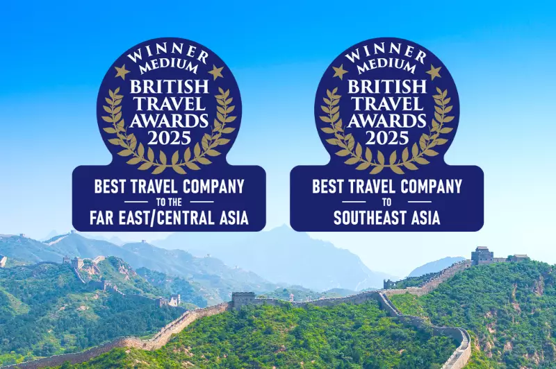 Double Win For Wendy Wu Tours At The 2025 British Travel Awards