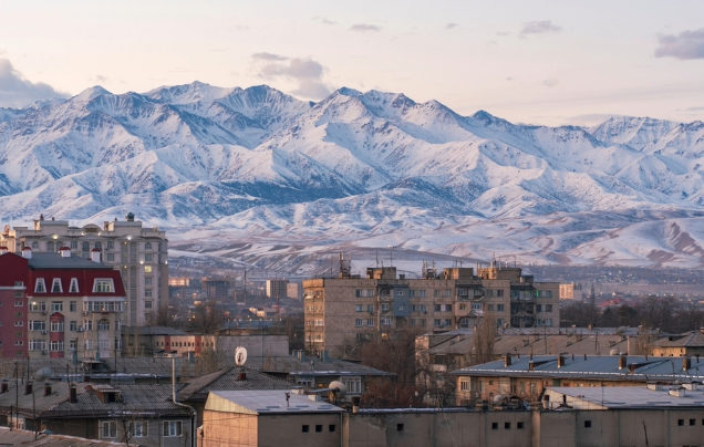 Days 1-2: Fly overnight to Bishkek