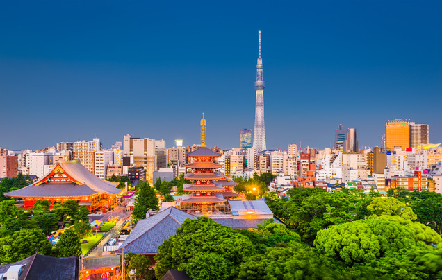 Days 1-2: Fly to Tokyo