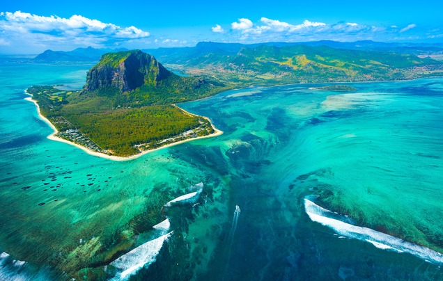 Days 1-2: Fly Ireland to Mauritius