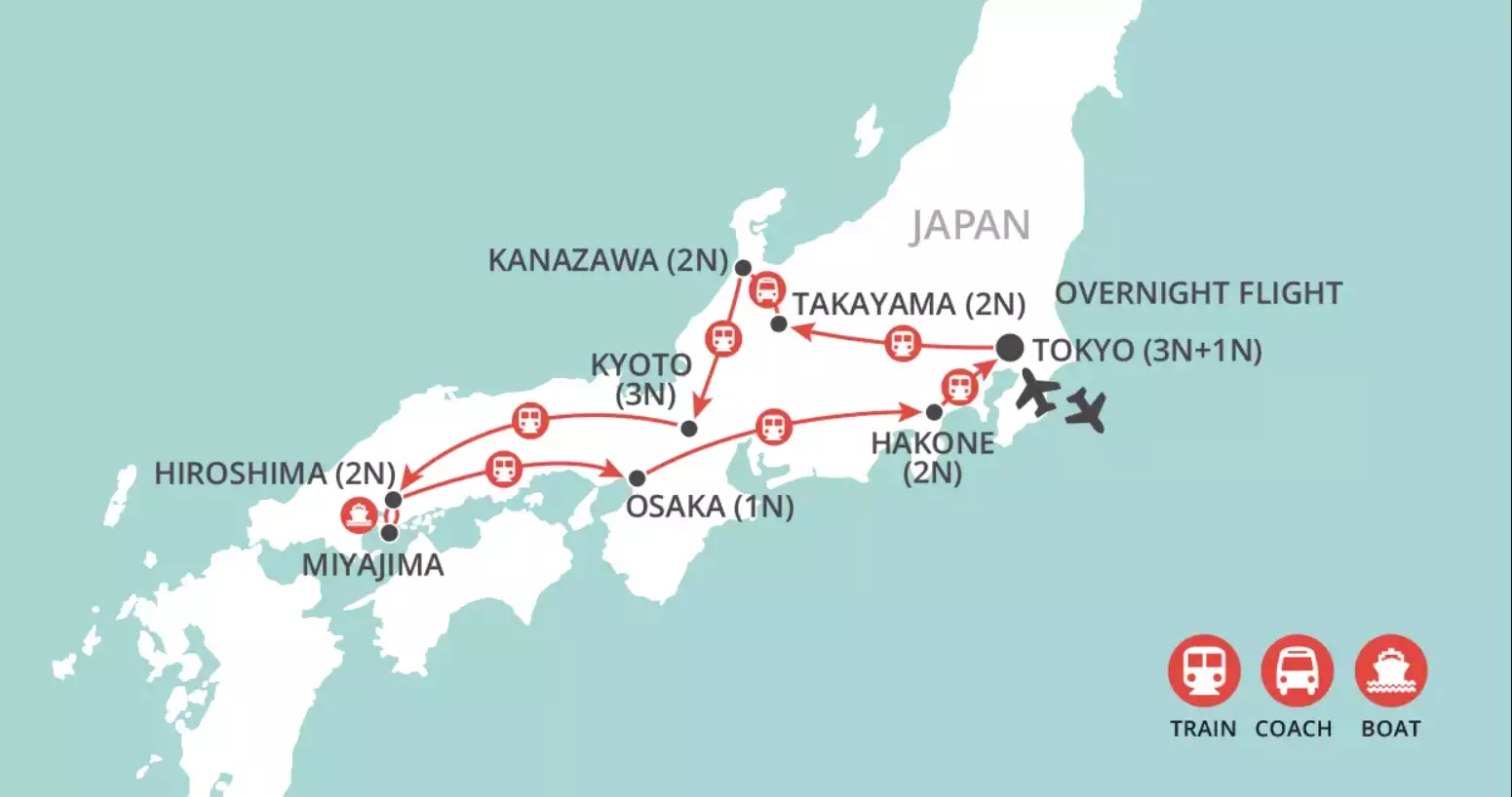 Japan Traditions map