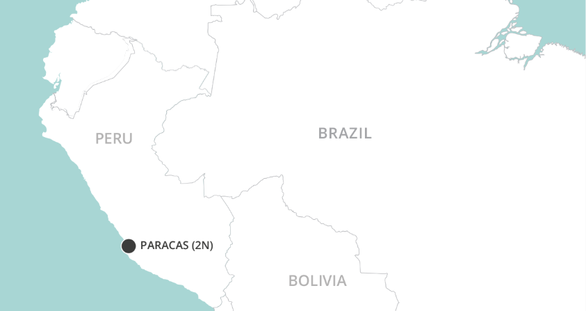 Paracas Short Stay map