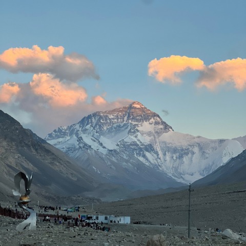 Sunset view of Everest
